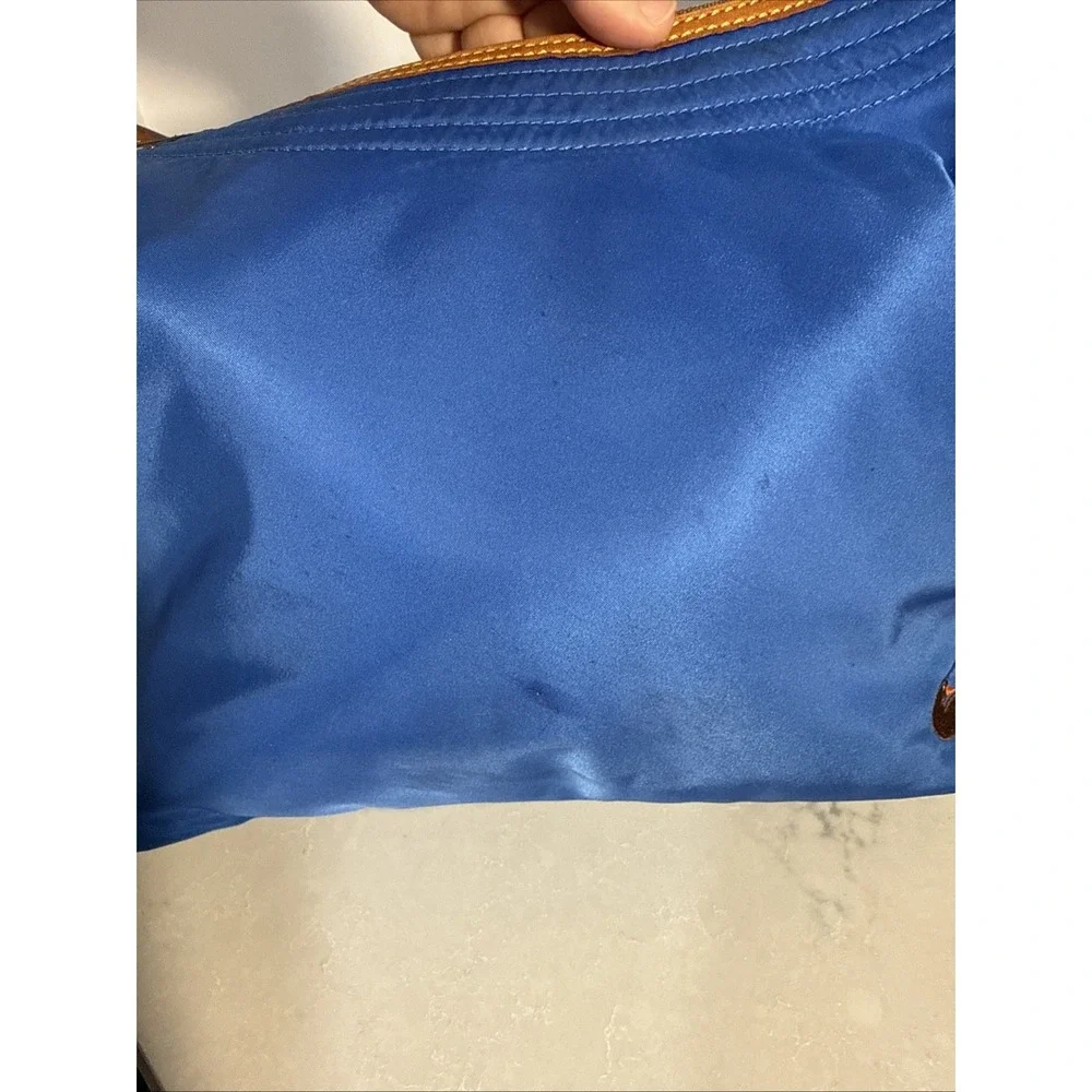 Dooney & Bourke Nylon Hobo Style Purse Blue